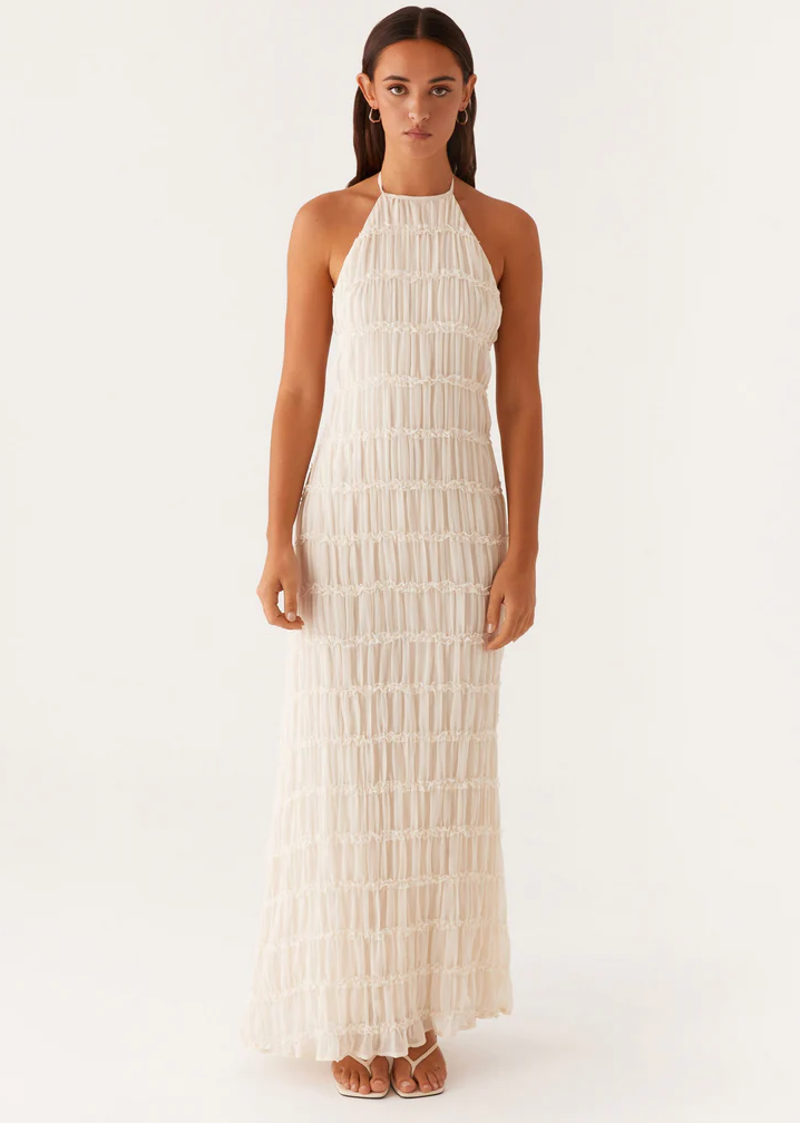 Vestido Aumare Tropea estilo elegante de resort