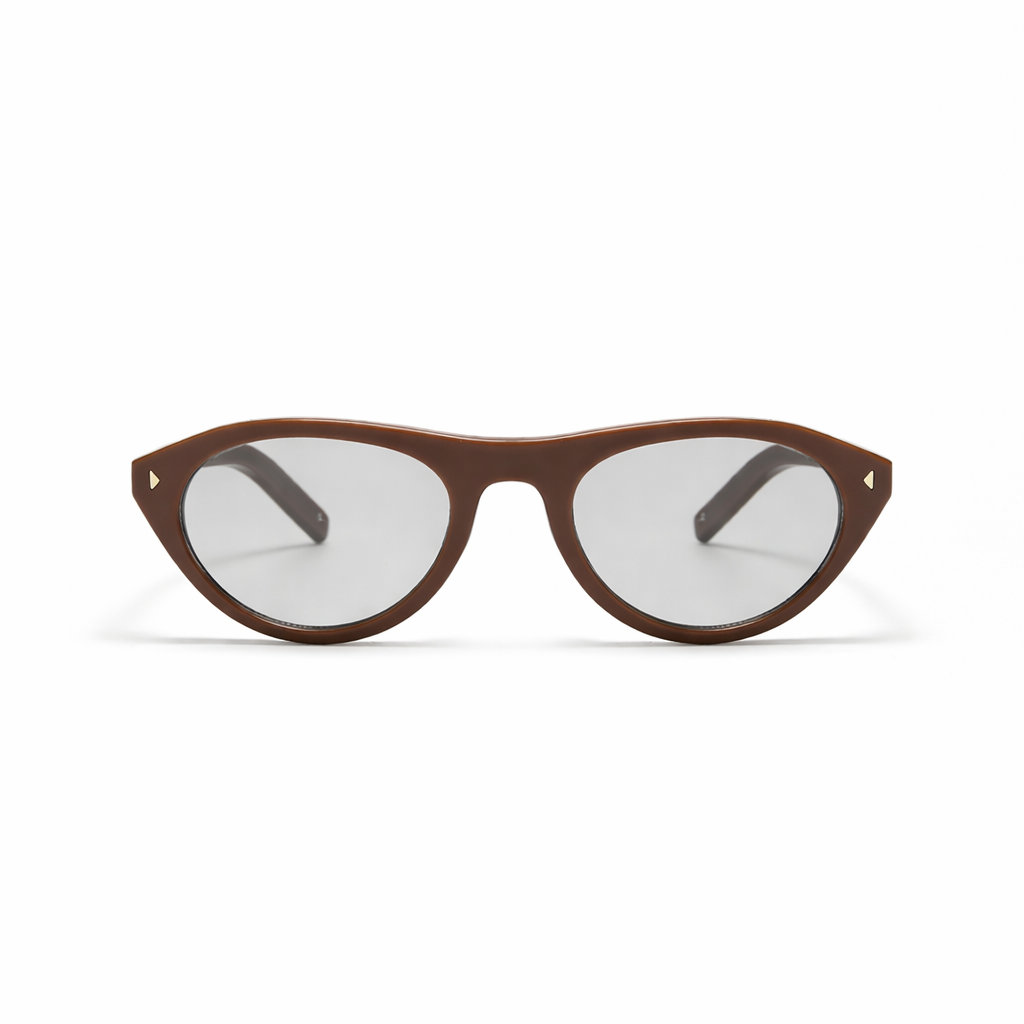 Lentes de Sol Aumare Cannes en color vino — montura ojo de gato frente plano