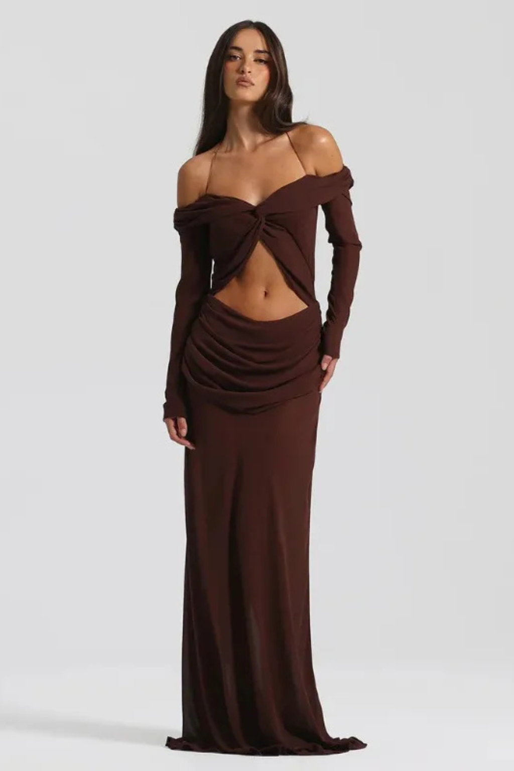 Vestido Aumare Porquerolles largo fluido resort wear