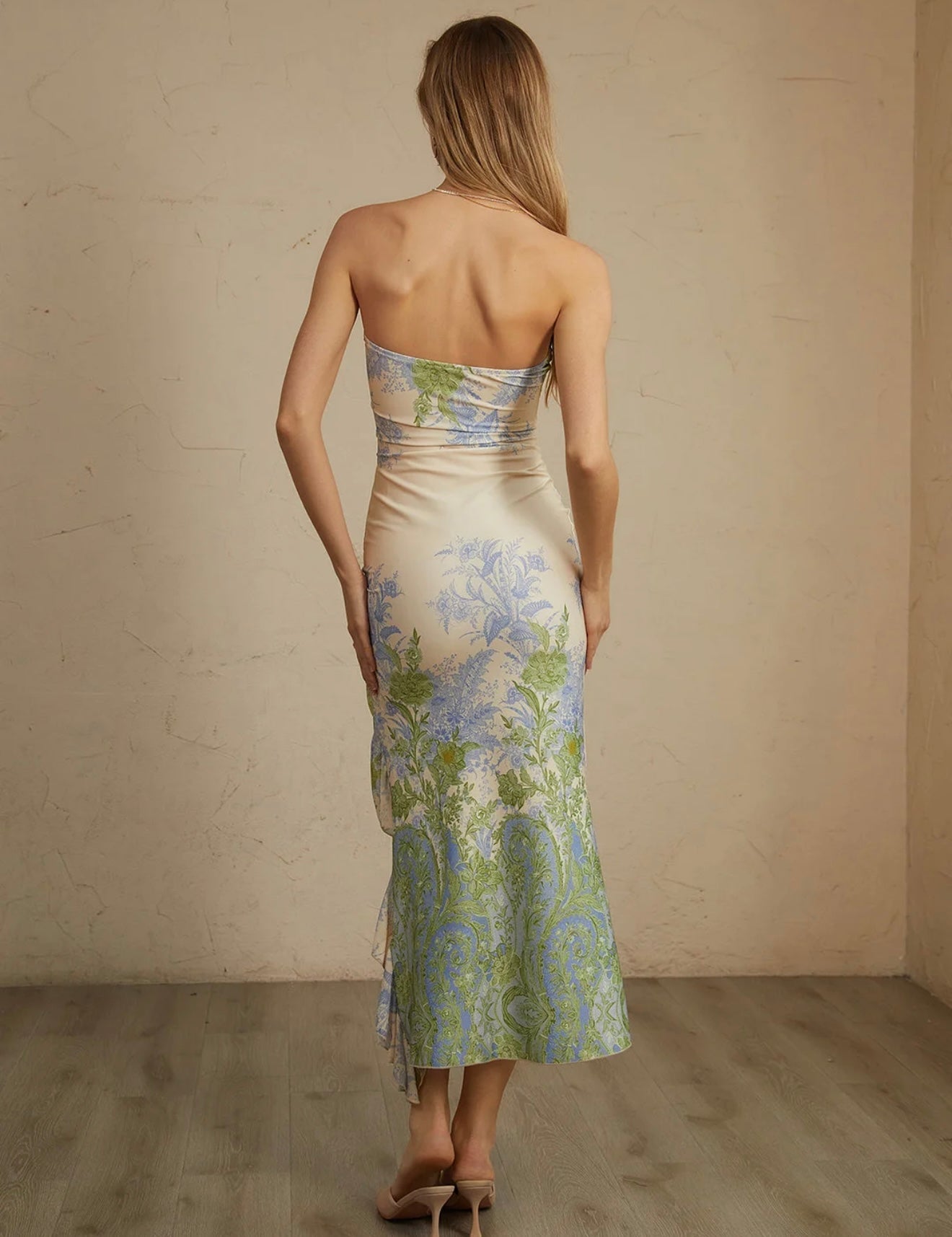 Vestido Aumare Bordighera resort wear elegante