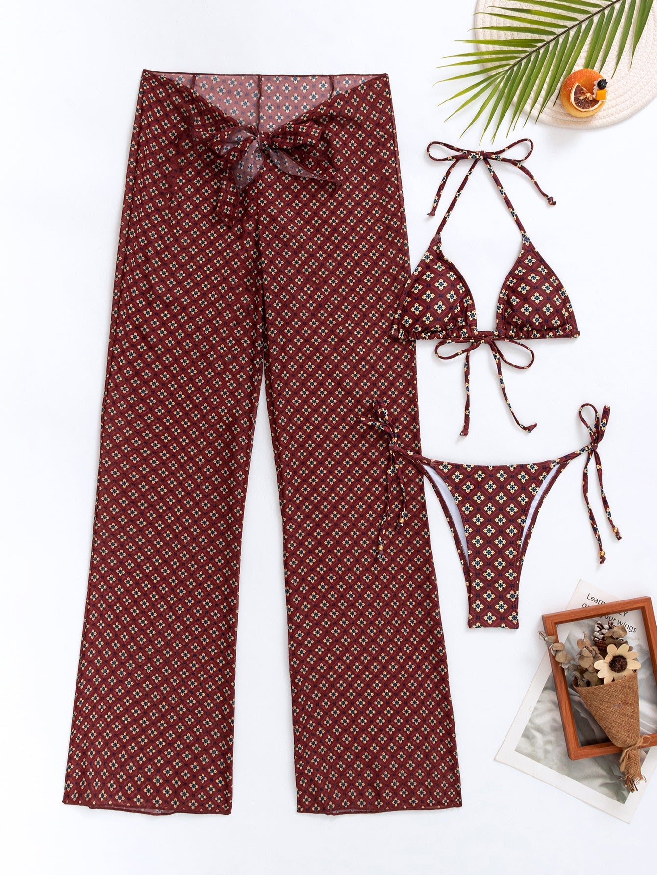 Pantalón de talle alto del Conjunto Aumare Kos
