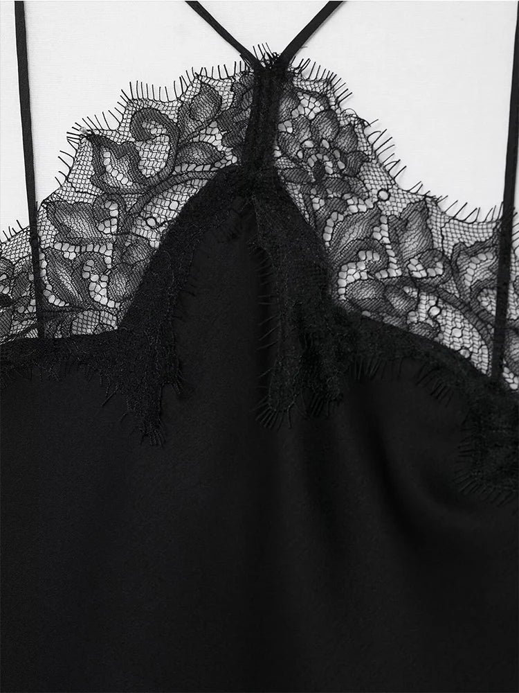 Vestido midi de satén Aumare Cap-Ferrat
