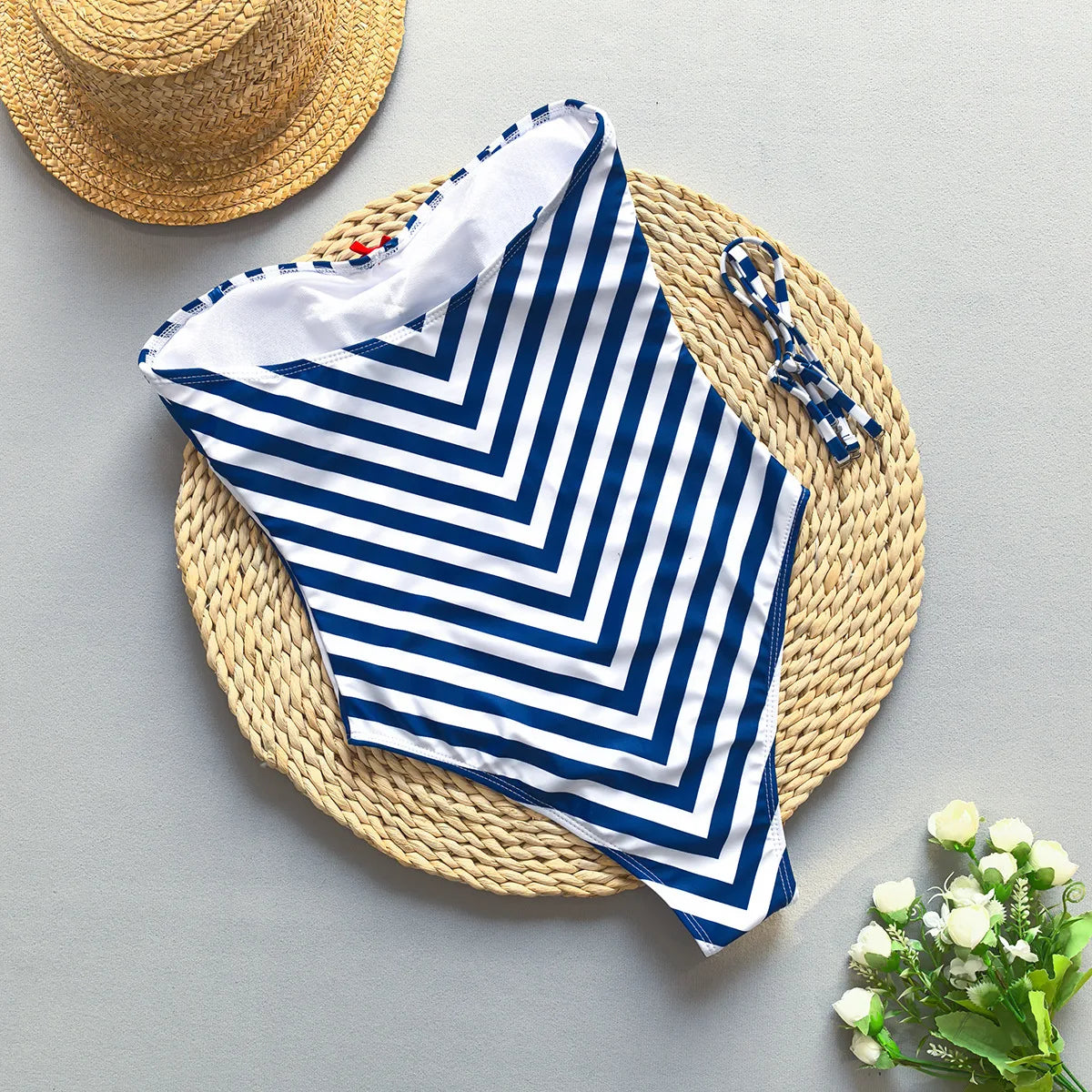 Traje de baño entero Allegra silueta esculpida estilo Riviera