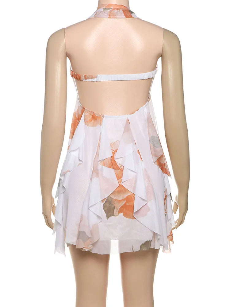 Vestido Aumare Bandol corto floral — toma de estilo