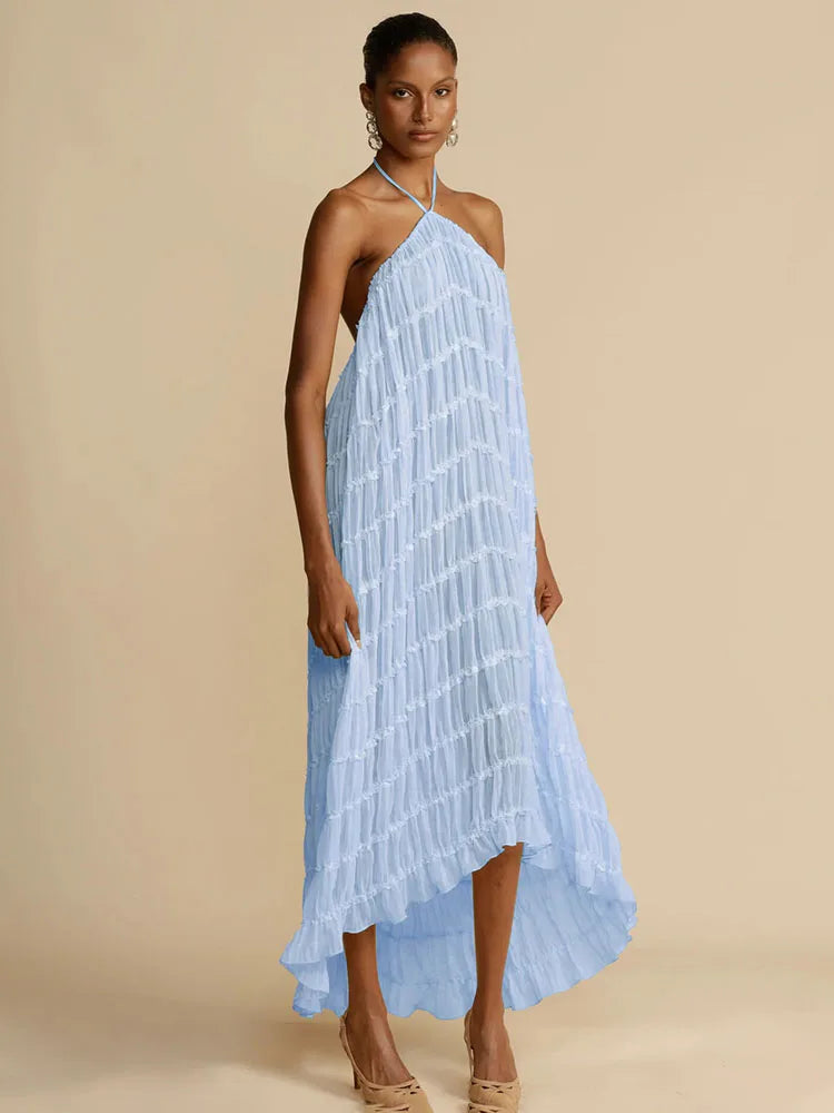 Vestido Aumare Polignano en color azul