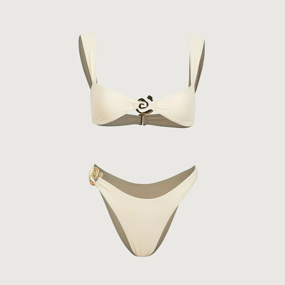Bikini Aumare Manzanillo elegante traje de baño de dos piezas