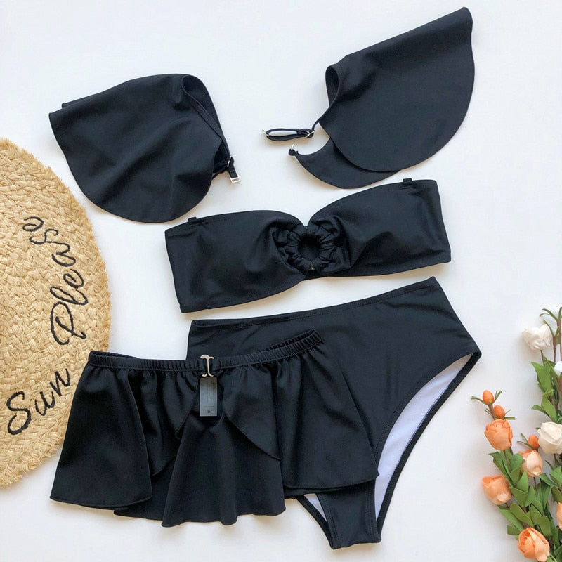 Bikini Talitha detalle de argolla dorada central