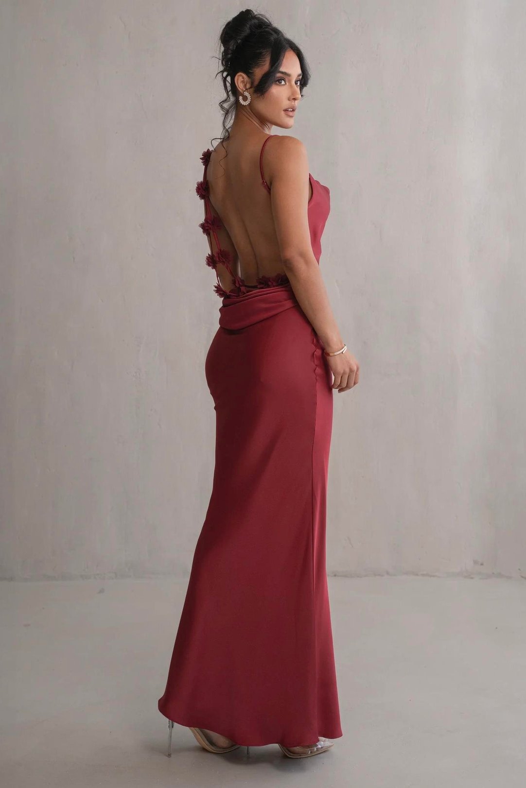 Vestido Aumare Ischia con espalda abierta