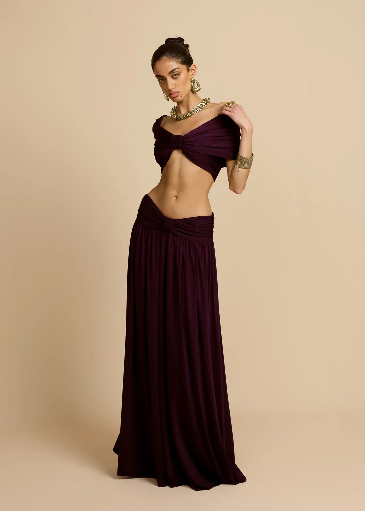 Conjunto Aumare Xcacel — resort wear de lujo en vino