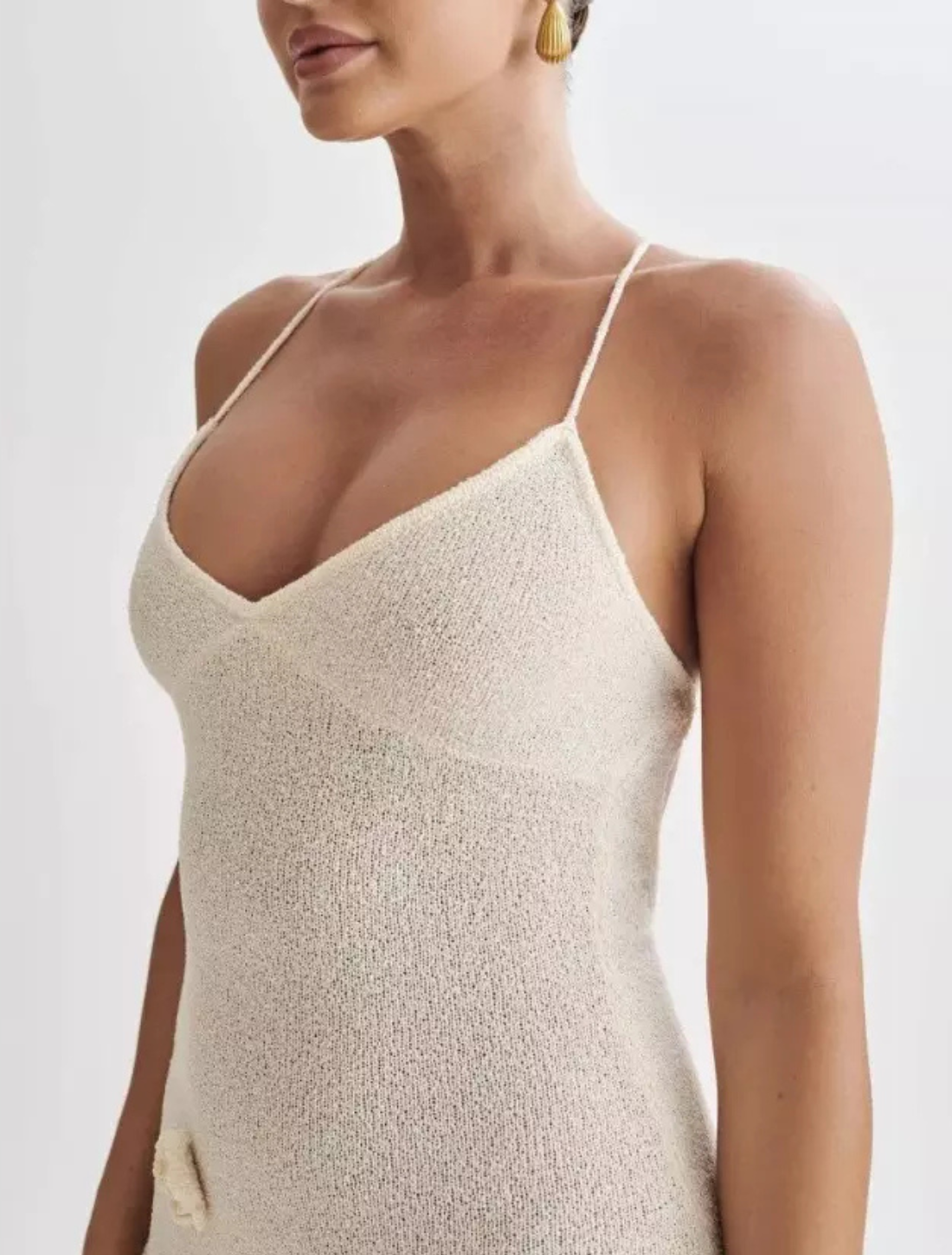 Vestido Aumare Hydra largo resort wear — look completo
