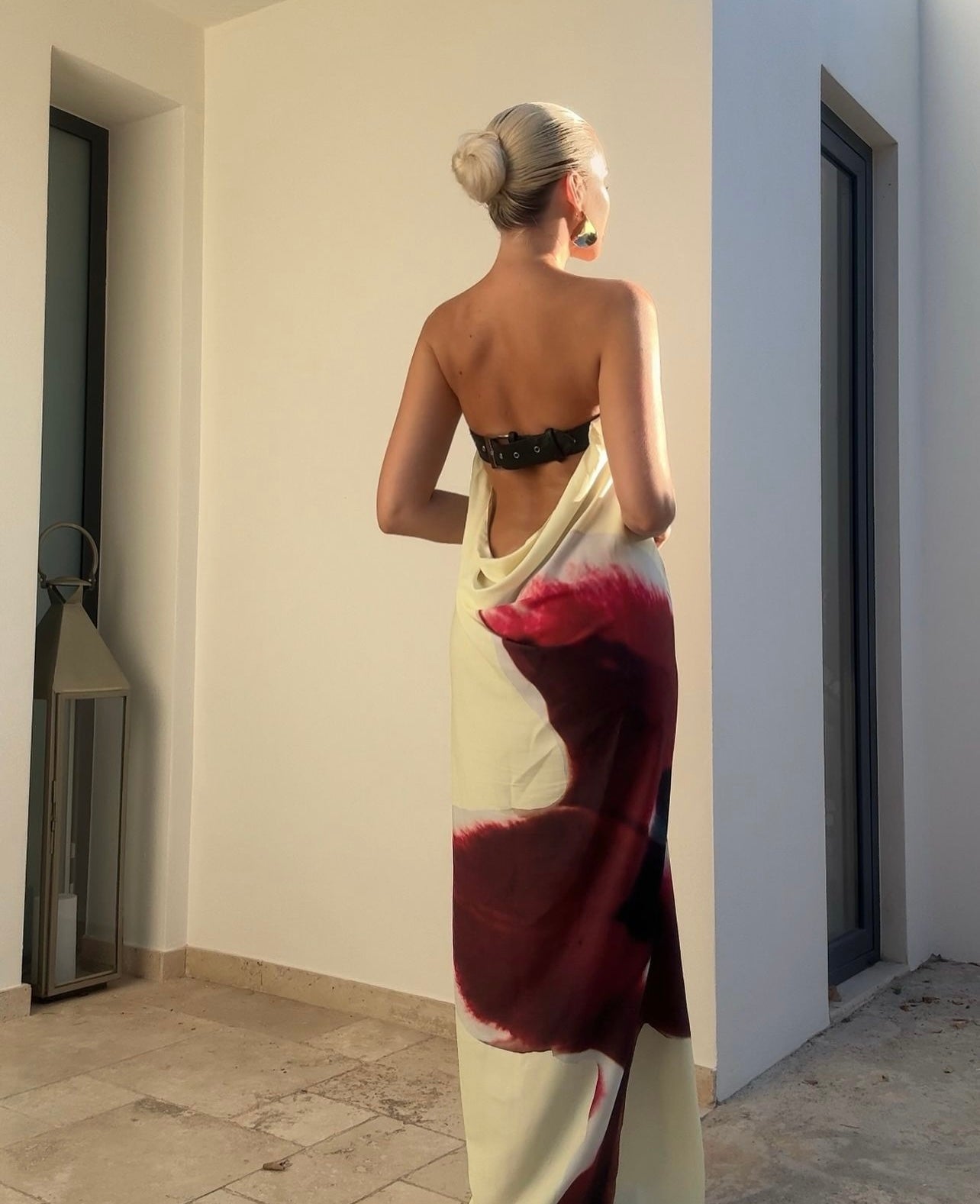 Vestido Aumare Paros largo para atardecer en la playa