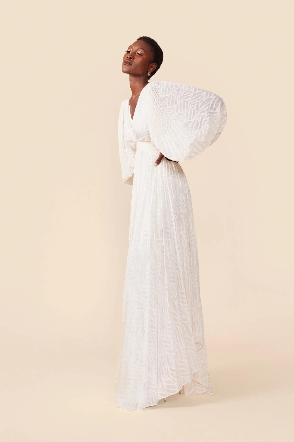 Vestido resort wear Aumare Cap d'Antibes detalle del escote