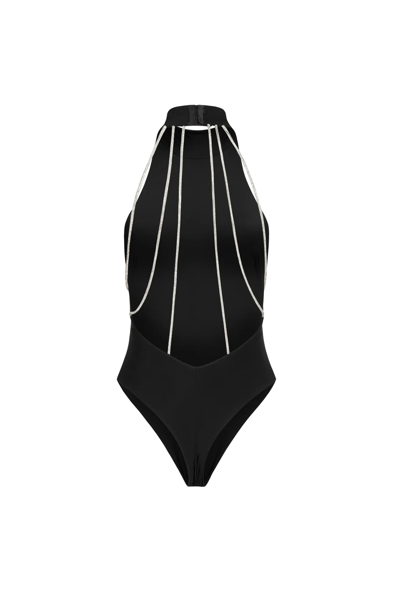 Traje de baño completo negro de una pieza Aumare Valentina