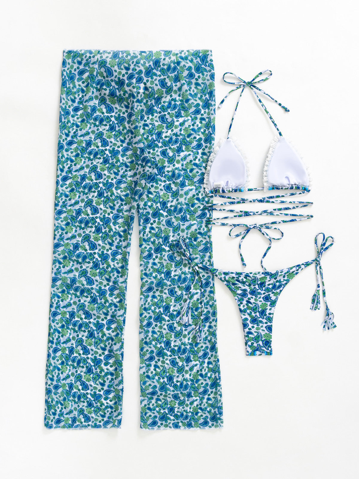Conjunto de playa Aumare Kos al sol