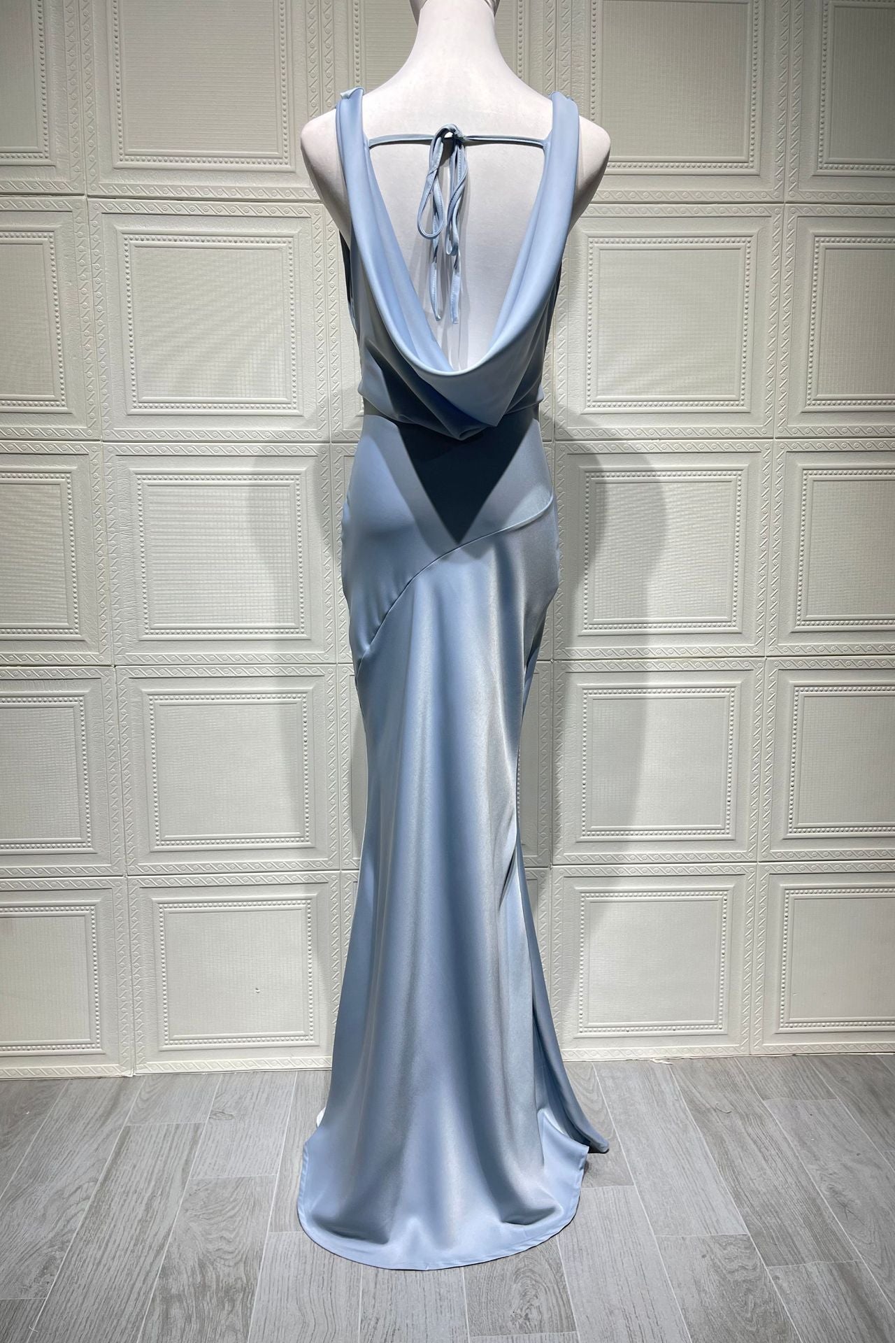 Vestido Aumare Bodrum azul para playa de lujo