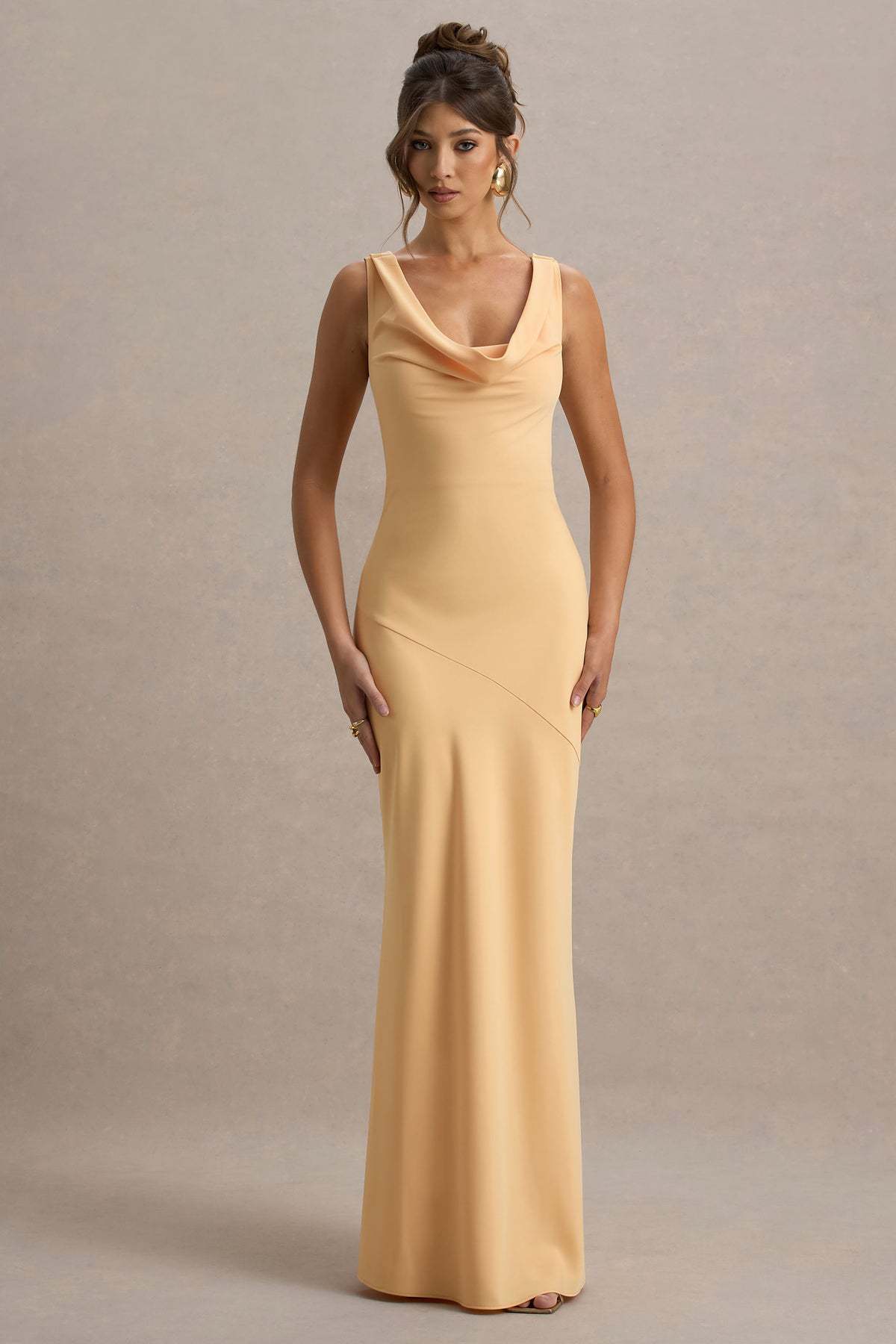 Vestido Aumare Bodrum azul espalda elegante