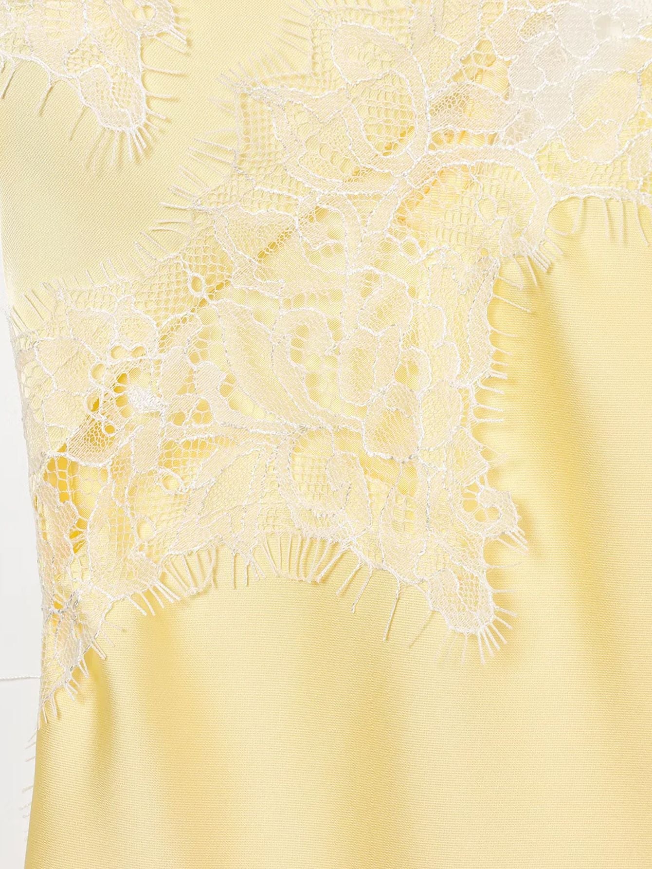 Vestido Aumare Sardegna amarillo vista lateral