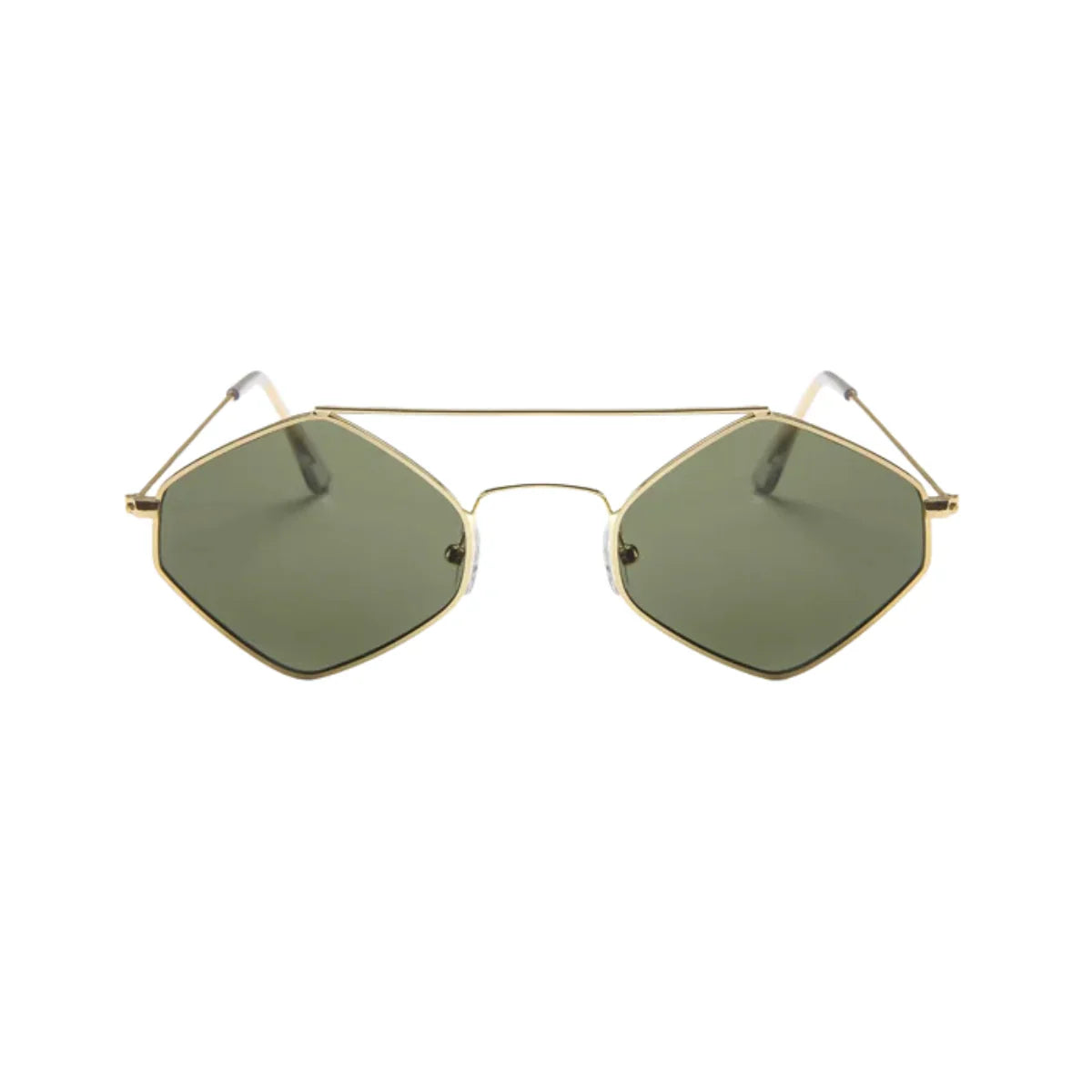 Lentes de sol Aumare Cala Comte con montura dorada y lente verde