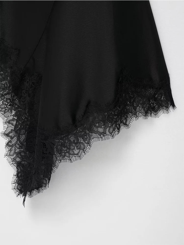 Vestido resort Aumare Cap-Ferrat con detalles de encaje