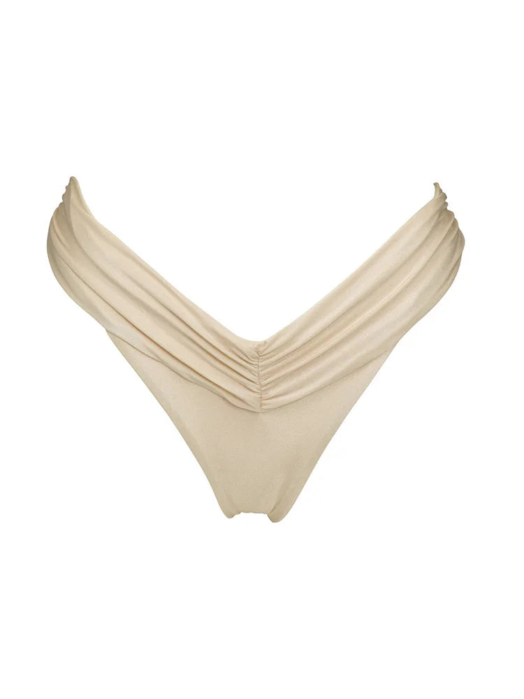Bikini Aumare Médano resort wear marfil