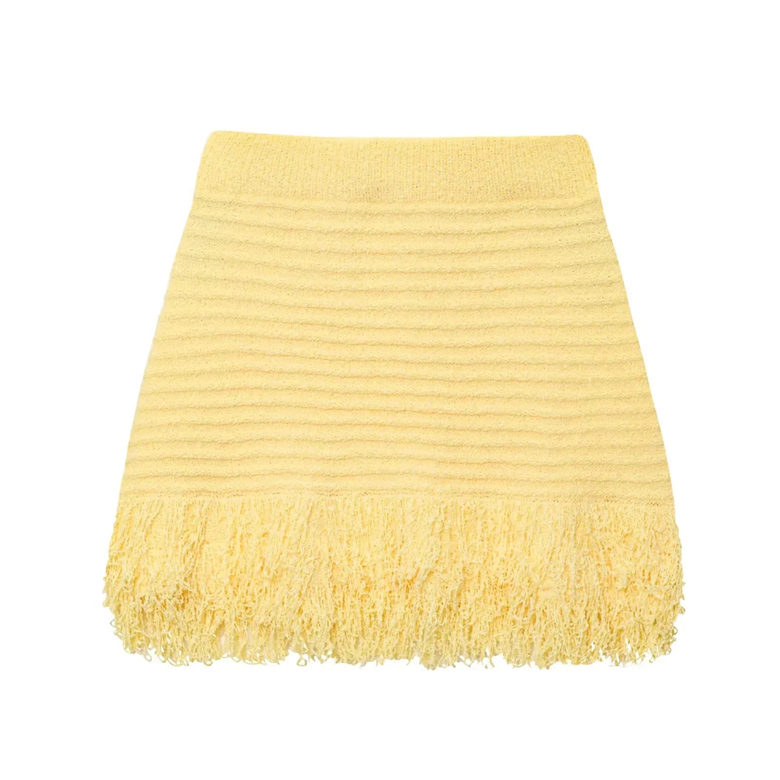 Conjunto Aumare Sisal — top y falda a juego
