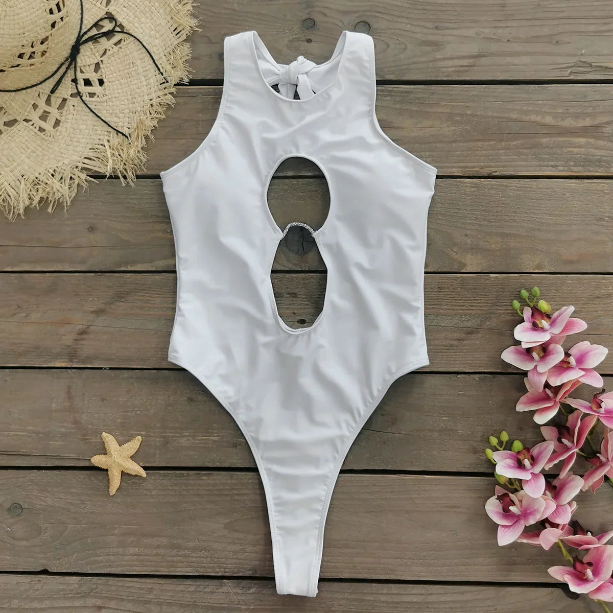 Body Aumare Brigitte — traje de baño entero, vista de detalle