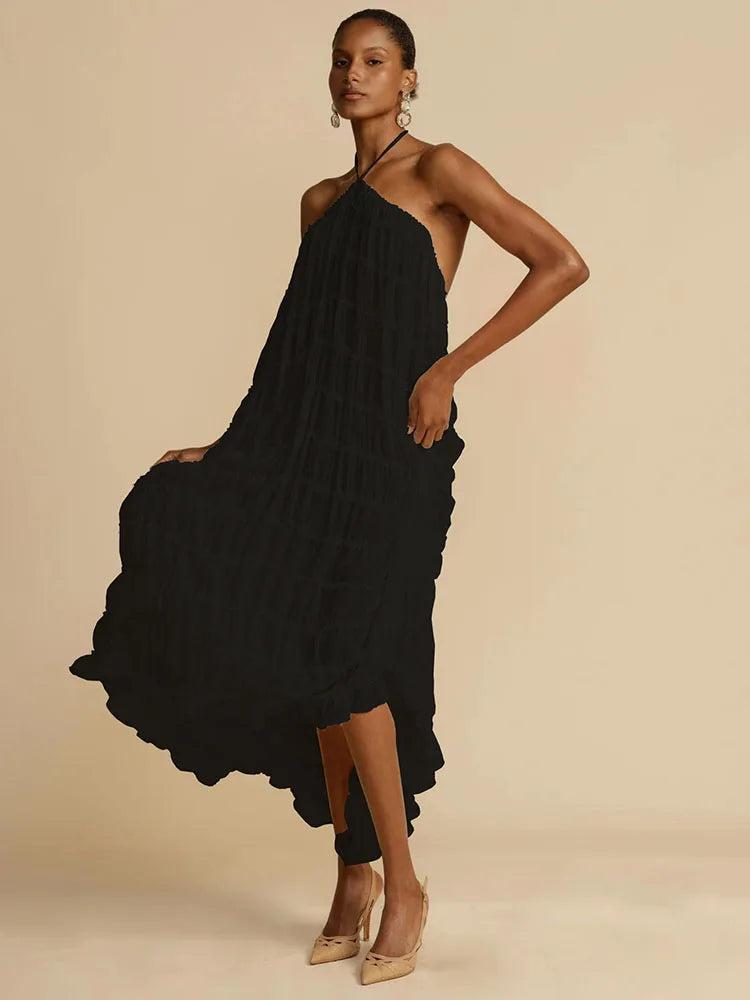 Vestido Aumare Polignano en color negro