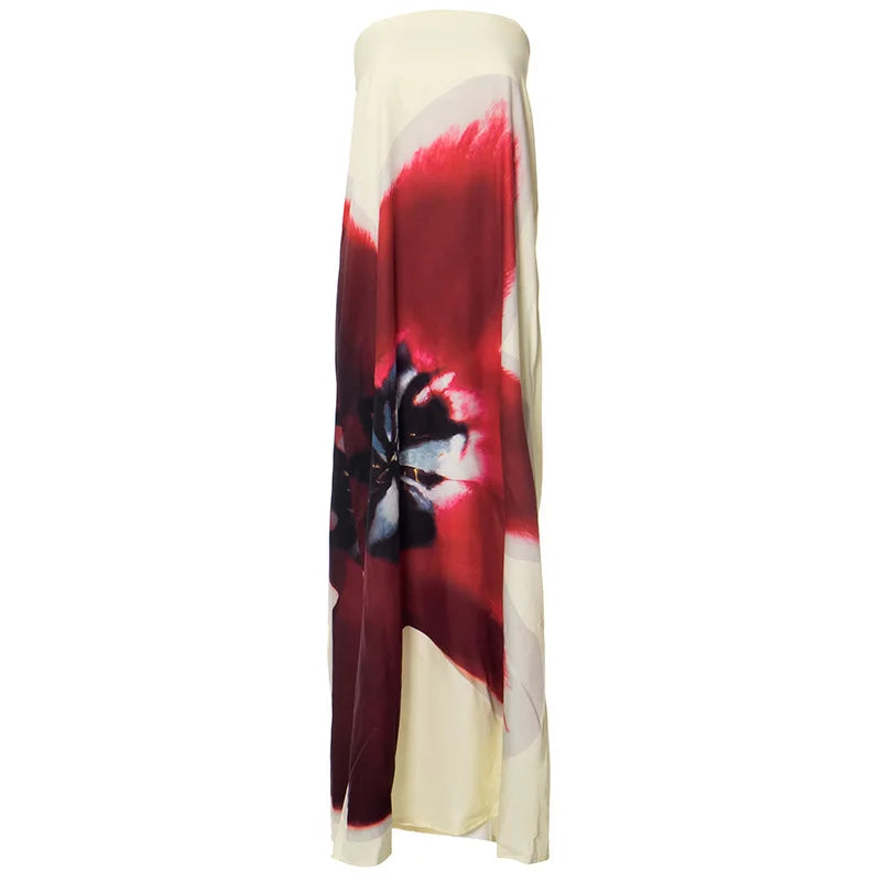 Vestido Aumare Paros - movimiento de la falda