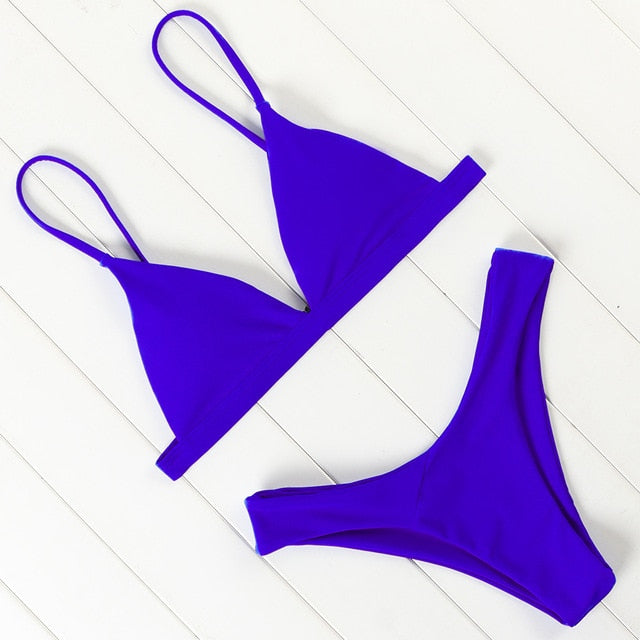 Bikini Aumare Sophia en azul rey