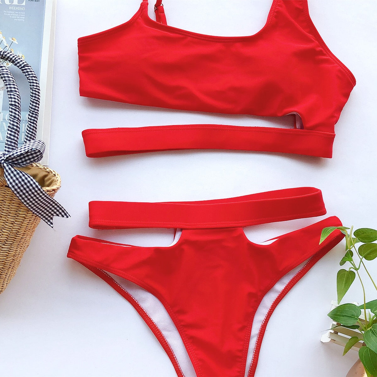 Bikini Aumare Veruschka estilo resort wear mujer